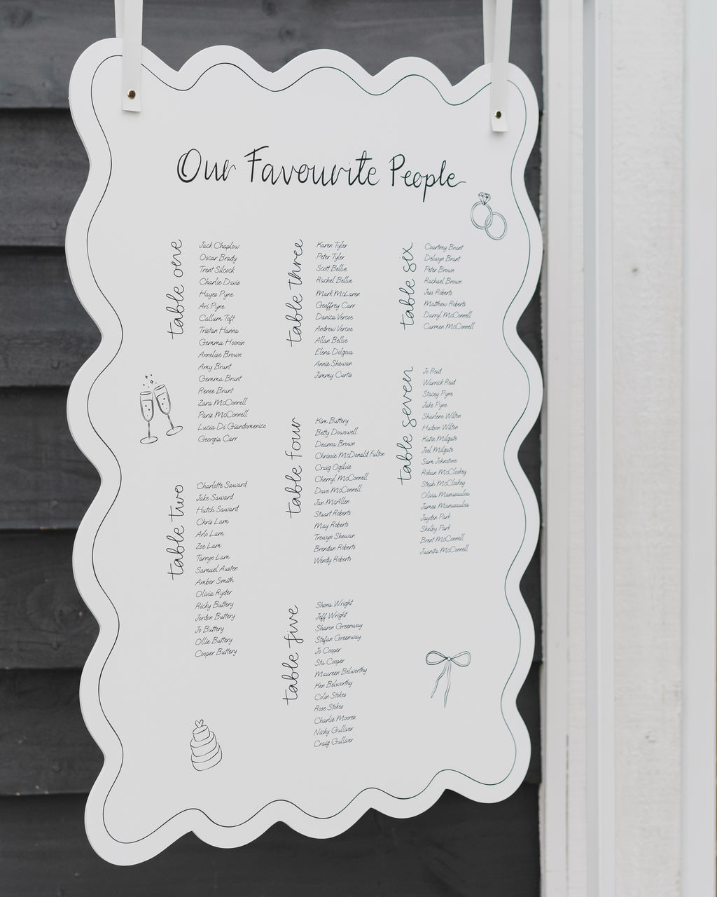 Brie Seating Chart