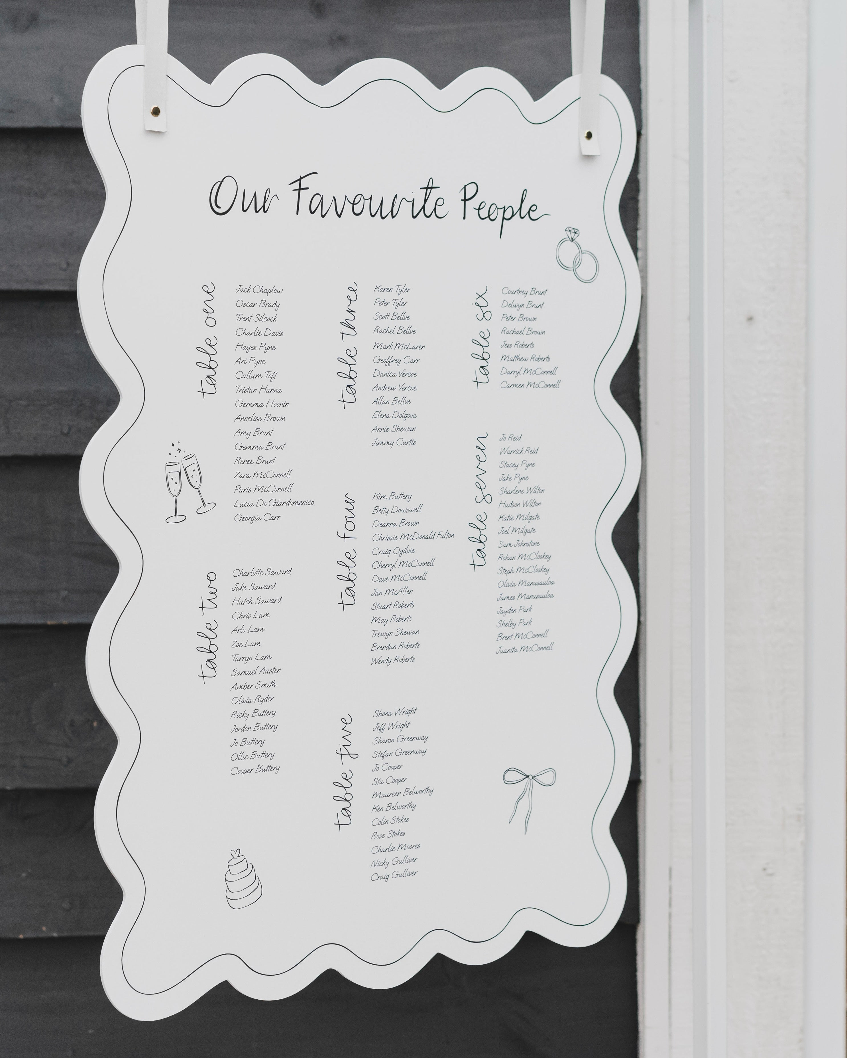 Brie Seating Chart