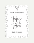 Brie Welcome Sign