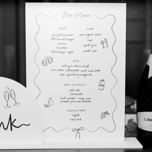 Brie Bar Menu